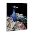 thumbnail image 4 of Stupell Industries Peacock & Peonies Animals Painting Wrapped Canvas Art Print Wall Art, 24 x 30, 4 of 8