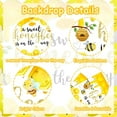 thumbnail image 5 of Honeycomb Backdrop for Baby Shower, Sweet Honey Theme Photography Background, Bumblebee, Gender Reveal Party Decor, 5 of 6