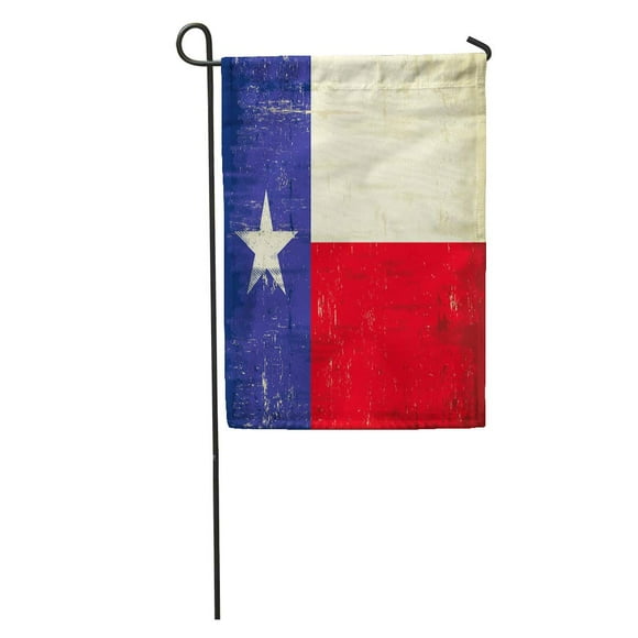 POGLIP Old Texas Flag The of for You Enjoy Weathered Abstract Garden Flag Decorative Flag House Banner 28x40 inch
