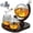 2 Glasses Globe Decanter, variant on Decanter Globe Set with 2 Etched Globe  Glasses |  Decanter |  Stones, Ice Tong, Funnel - Gifts For Men Dad, Husband - , , , ,  Stand - 850ml