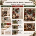 thumbnail image 6 of 3D Christmas Fabric Poke Art Kit | DIY Christmas Craft Kit with Simple Illustrated Guide,Handmade Fabric Poke Art Kit for Adults and Beginners Great Christmas Decor Gifts, 6 of 6