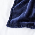 thumbnail image 6 of IR Imperial Rooms Fleece Bed Throw Blanket, Plush, Travel and Couch Fuzzy, Cozy Washable Ultrasoft Twin Size Navy, 6 of 10