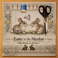thumbnail image 1 of Embroidery Kit for Beginners Easter Bunny Stamped Cross Stitch Set Complete Supplies for Adults and Craft Learning, 1 of 7