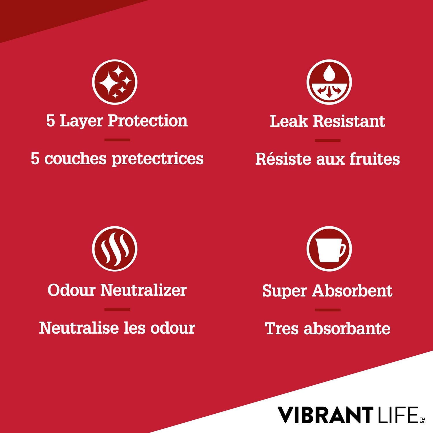 Tapis d’entraînement très  Vibrant Lif– 'L (56*56cm)' Plusieurs tailles d'emballage disponibles