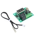 thumbnail image 2 of XH-W1209 Digital Thermostat High Precision Temperature Controller Heating/Cooling Thermostat Temperature Control Switch Module Mini Temperature Control Board with Red LED Display, 2 of 8