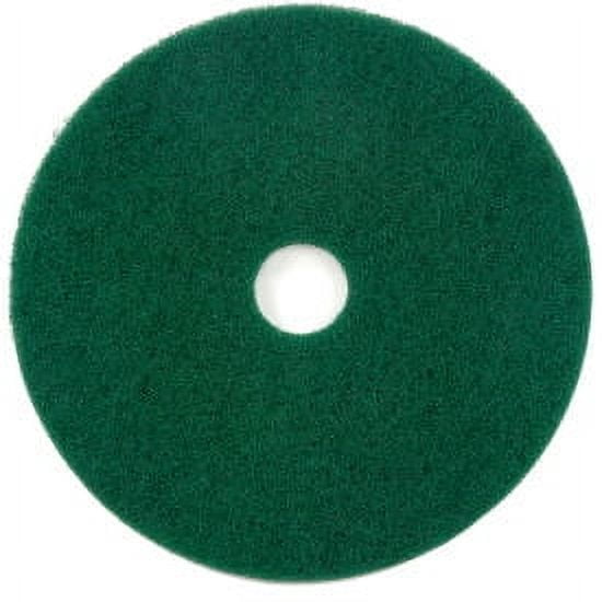 Global Industrial 22"" Scrubbing Pad Green 5 Per Case