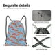 thumbnail image 4 of Fotbe Flamingo Bolsa Mochila con Cordón Estampada, Bolsa de Gimnasio Deportiva, Bolsa Cinch, Bolsa con Cordón para Hombres y Mujeres-Medium, 4 of 6