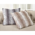 thumbnail image 3 of Saro Lifestyle Juneau Collection Faux Fur Throw Pillow Natural Feather Down, 3 of 3