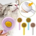 thumbnail image 5 of Stainless Steel Pet Comb – One-Click Hair Removal & Massage Tool for Cats & Dogs, Anti-Shedding De-Floating Comb (Durable, Easy Clean), 5 of 5
