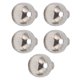 thumbnail image 3 of Piezas de corona de reloj, kit de herramientas de reparación de reloj de pulsera plateado, duradero, resistente, ligero, práctico, 5 uds., 3mm/0,12 pulgadas, 3 of 14