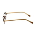 thumbnail image 4 of NEW THALIA MARIPOSA CHILDRENS/KIDS/GIRLS DESIGNER FULL-RIM BROWN / BEIGE STAINLESS STEEL FANCY FOR KIDS GIRLS FRAME DEMO LENSES 46-16-135 FLEXIBLE HINGES EYEGLASSES/GLASSES, 4 of 8