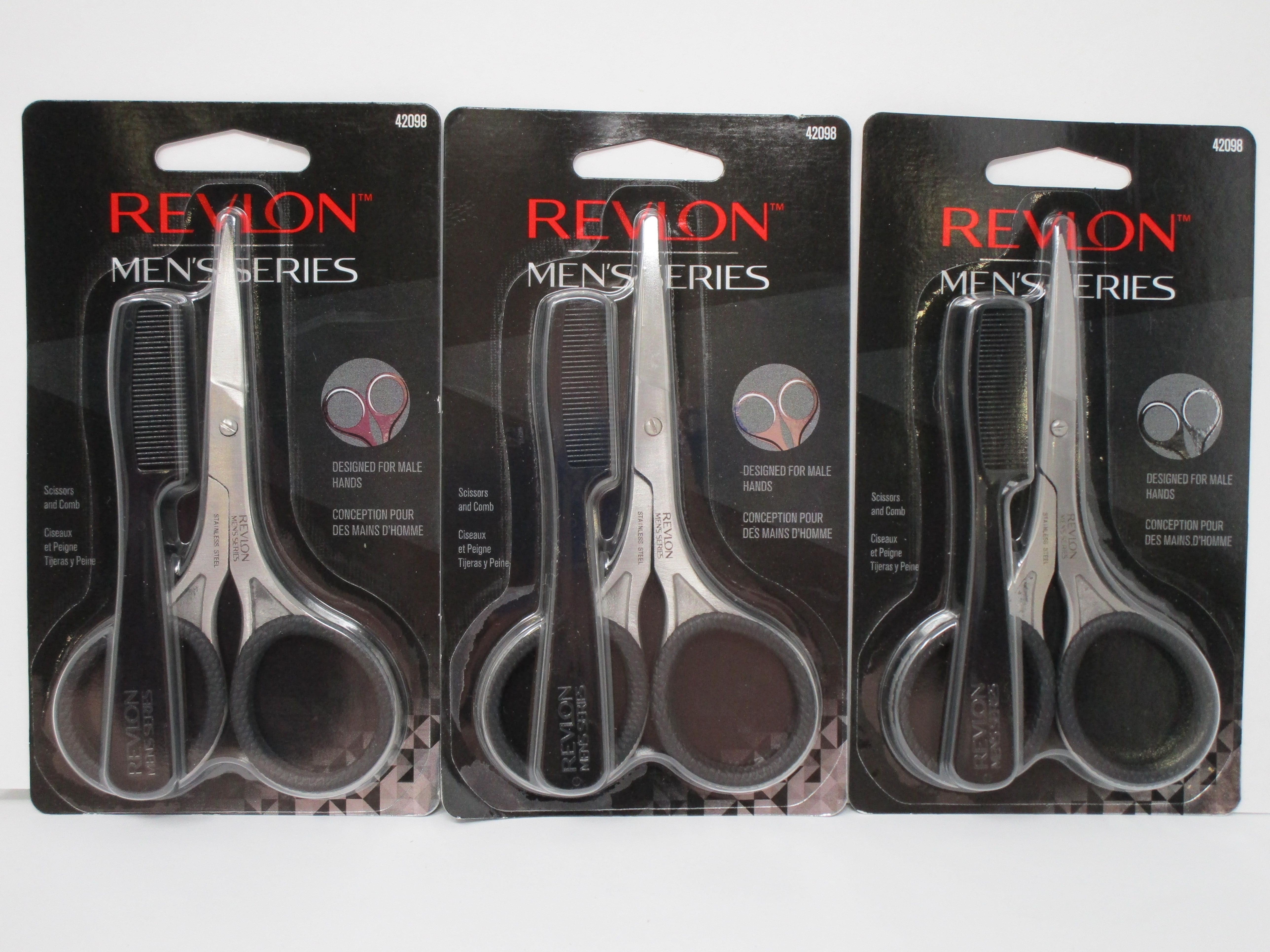 3-Pack) Sealed REVLON Men's Series Facial Hair Kit 42098 