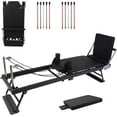 thumbnail image 1 of Bingirl Foldable Pilates Equipment for Home Workouts Pilates Reformer Machine for Home Gym Pilates Exercise Equipment with Jump Board Color Cords Set of 2, 1 of 8