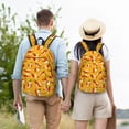 thumbnail image 4 of Saiise Hot Chilli Print Laptop Backpack - Adjustable Shoulder Straps, Water-Resistant, Large Capacity, Stylish Design, Unisex for School, Office, Travel-Medium, 4 of 5