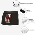thumbnail image 6 of Kll Usa Flag Cross Men'S Cotton Boxer Briefs Underwear-X-Large, 6 of 9