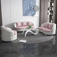 thumbnail image 3 of Set Modern Sofas Living Room Armchair Cover Bed Sofa Chair Chaise Longue Prefabricated Muebles Para El Hogar Furniture GPF34XP My Lux Decor Round, 3 of 23