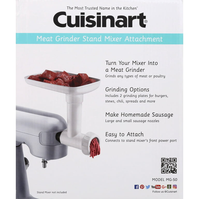 Best Buy: Meat Grinder Attachment for Cuisinart Stand Mixers White SM-MG