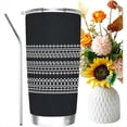 thumbnail image 2 of Vaso Térmico Moderno y Divertido: de Viaje de Acero Inoxidable con Mensaje Oculto, Ideal para Regalar. Color Negro., 2 of 8