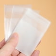 thumbnail image 5 of 100pcs Transparent Frosted Opp Bag Self Adhesive Pouch for DIY Handmade Candy Cookie Wedding Birthday Party Gift Packaging Bag 10x10cm, 5 of 6