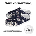 thumbnail image 6 of KLL Cartoon Spaceship Pattern Adult Unisex Cozy Slippers,Fuzzy Slip-on Slippers TPR Sole Slippers Comfort Plush Home Footwear for Indoor & Outdoor-11, 6 of 7
