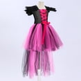 thumbnail image 5 of ZRBYWB Toddler Kids Baby Girl Dress Magnificent Witch Rainbow Black Gown Fancy Dress Up Party Tulle Dresses, 5 of 5