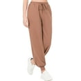thumbnail image 3 of Womens Soft French Terry Loose Fit Drawstring Jogger Pants, 3 of 6