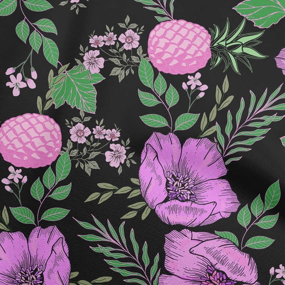 oneOone Polyester Spandex Pink Fabric Asian Oriental Sewing Craft Projects Fabric Prints By Yard 56 Inch Wide