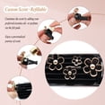 thumbnail image 3 of Flowers Air Vent Clips Car Air Freshener,4pcs Black Girly Daisy Flower Car Accessories for Women,Lavender Scent Decorations Refillable Clips On Air Freshener, 3 of 5