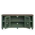 thumbnail image 5 of FESTIVO Vintage TV Stand with Carved Doors for Large Size TV 60"W x 27"H x 15.5"D - Green, 5 of 6