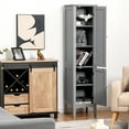 Costway Freestanding Bathroom Storage Linen Tower Kitchen