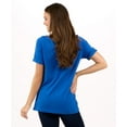 thumbnail image 2 of Boxercraft BW2404 Ladies Care Free Tee-True Royal-2XL, 2 of 4