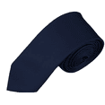 thumbnail image 1 of NYFASHION101 Boys' Kids' Children's Solid Color 48" Neck Tie, Navy Blue, 1 of 1