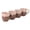 Pink, variant on Gibson Elite William Crest 4 Piece Coffee Mug Set, 15oz Stoneware Cups, Reactive Glaze Finish, Round Large Coffee Mugs, Microwave & Dishwasher Safe - Pink