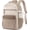 Soft Taupe, variant on Laptop Backpack for Women with 2X Extra-Large Tumbler Pockets, 15.6" Work Backpack Purse, Travel Personal Item Bag, Carry On Business Computer Bag for Office, School, or Gift, Sage Green