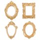 thumbnail image 1 of Marcos de fotos decorativos Amosfun de 4 piezas, accesorios para fotos, estilo retro, accesorios de fotografía, 1 of 5