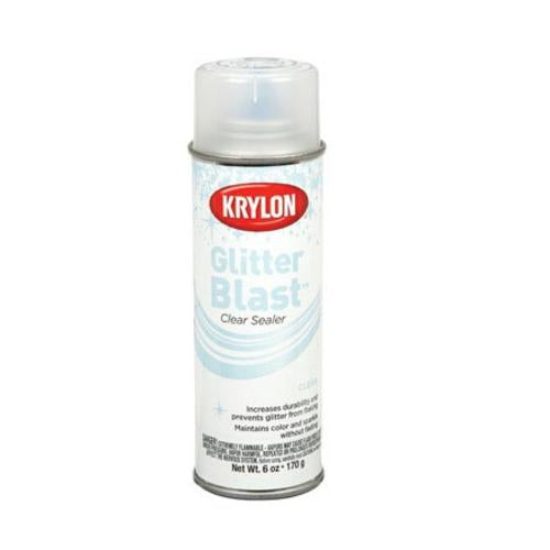 Krylon Krylon K03800000 Glitter Blast Sealer Spray Paint, 6 Oz, Clear