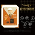 thumbnail image 3 of Amplim 512GB Micro SD Card - High Speed MicroSD for Camera, MicroSDXC Memory Card for Mini SDXC with Adapter, A2 U3 Class 10 for GoPro, Phone, Tablet Video, 3 of 9