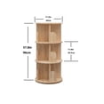 thumbnail image 2 of Estantería giratoria Heehee de madera de 3 niveles para niños y adultos, 2 of 7