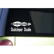 DULCIMER Dude *I982* 8 inch wide sticker decal