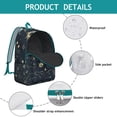 thumbnail image 4 of Spacious Backpack with Mystical Celestial Sun and Moon Pattern, Perfect Gift for School, 4 of 5