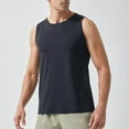 thumbnail image 1 of pstuiky Camisetas sin mangas para hombre, Malla transpirable de verano, ideal para fitness, deportes, running y para absorber el sudor, ideal para entrenar los músculos de los hombres. l, 1 of 9