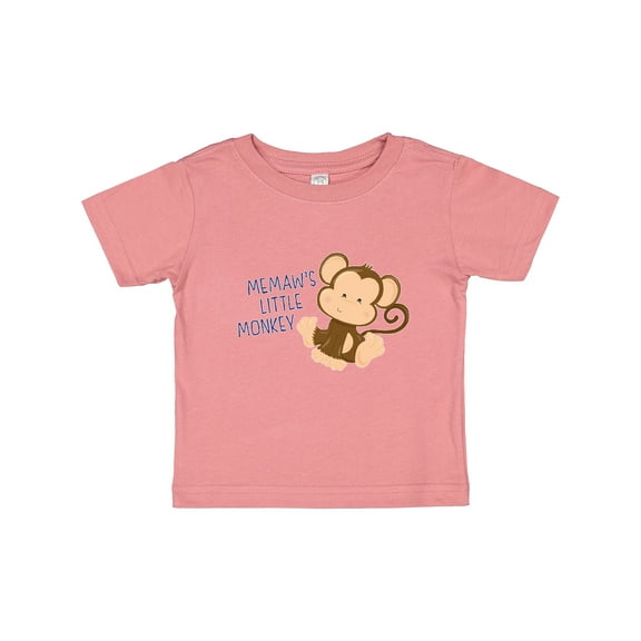 Inktastic Memaw's Little Monkey Boys or Girls Baby T-Shirt