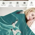 thumbnail image 3 of COMIO Super Soft Cozy Throw Blanket Seagull Fuzzy Blanket for Couch Bed Sofa Fluffy Plush Comfy Thick Warm Blankets for Fall and Winter, 3 of 6