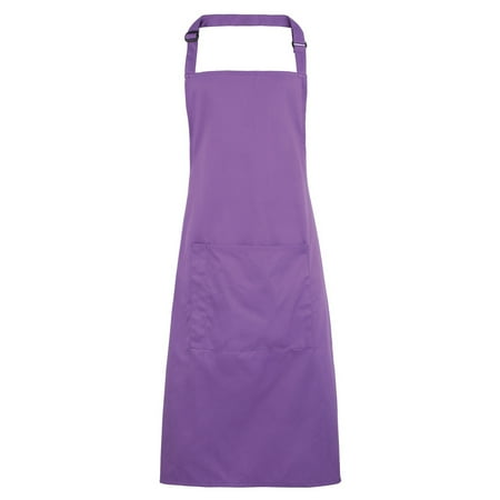 

Premier Ladies/Womens Colours Bip Apron With Pocket / Workwear (Pack of 2)