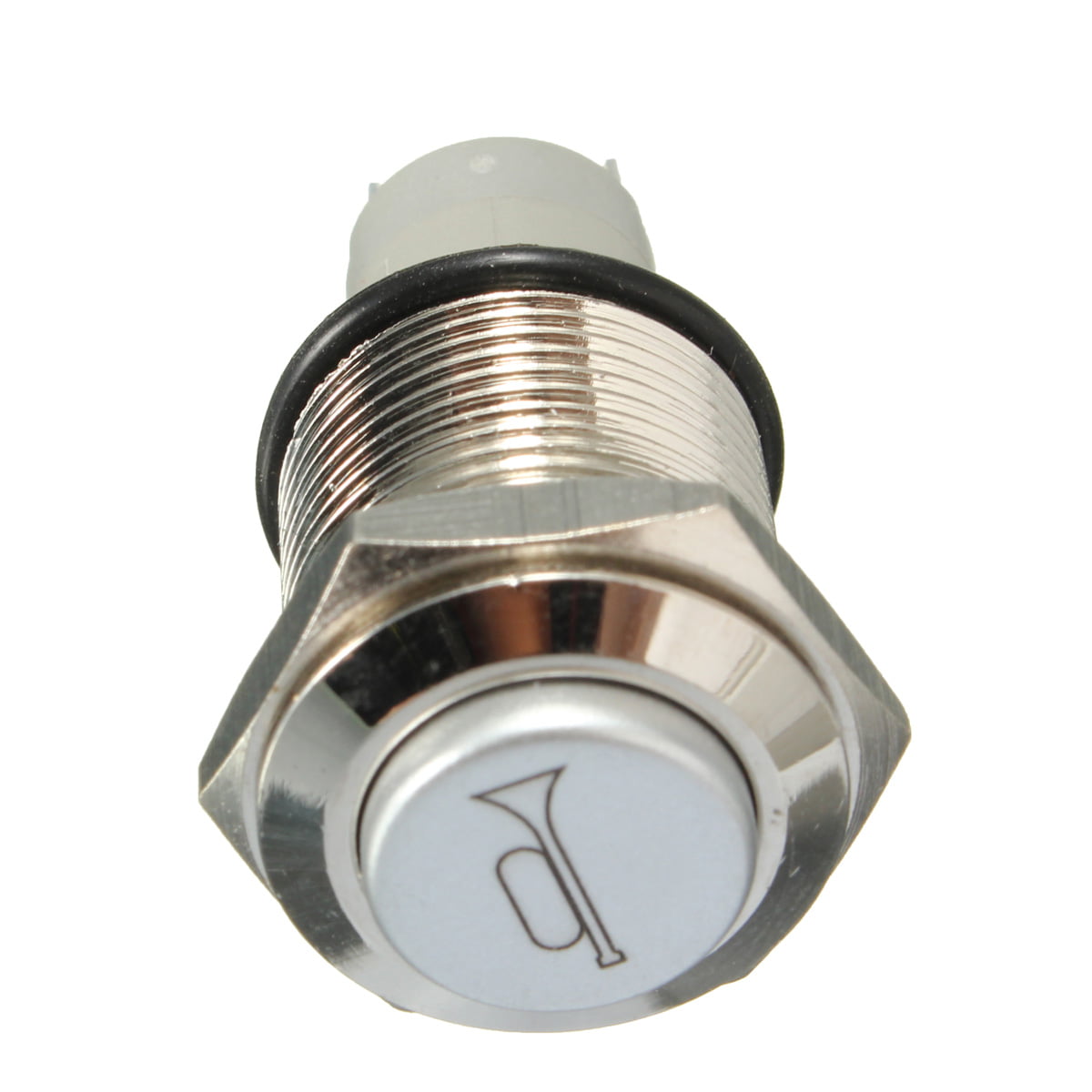 Cocas EE Support 19mm 12V Push Button Lighted Blue LED Momentary Horn Button Metal Switch Car Styling XY01