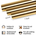 thumbnail image 3 of Rollo de vinilo Prime Vinyl Gold Permanent, 3,66 x 3,05 m, cromado, 3 of 6