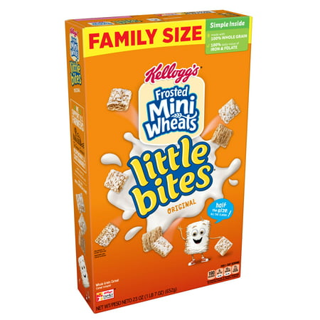Kellogg's Frosted Mini-Wheats Little Bites Breakfast Cereal Family Pack 23oz