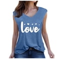 thumbnail image 2 of Bixock Womens Tank Tops Sleeveless Blouse Solid Color V Neck Inner Outer Wear Casual Shirt Daily Layering Top Beach Vacation Summer Clothes, 2 of 3