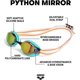 thumbnail image 3 of Unisex Python Racing Swim Goggles for Men and Women Anti-Fog No Leak Max Comfort Dual Strap, Mirror/Non-Mirror Lens, 3 of 5