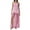 Pink, variant on Rdhnmea Women Tube Top Dress Tiger Stripe Mesh Patchwork Maxi Dress Strapless Sexy High Slit Long Dresses Party Clubwear Night Out Streetwear